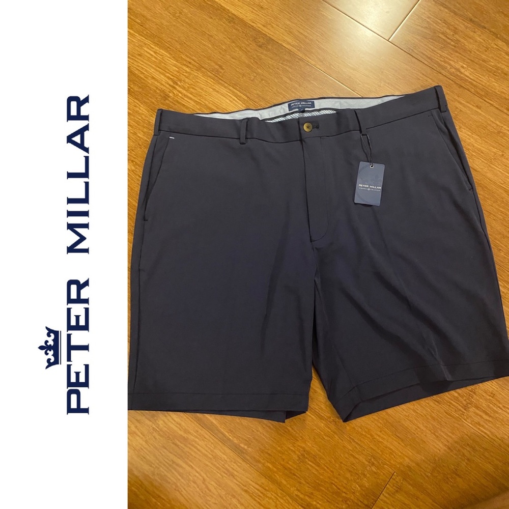 NWT Peter Millar Stealth Shorts - Navy - Sz. 42